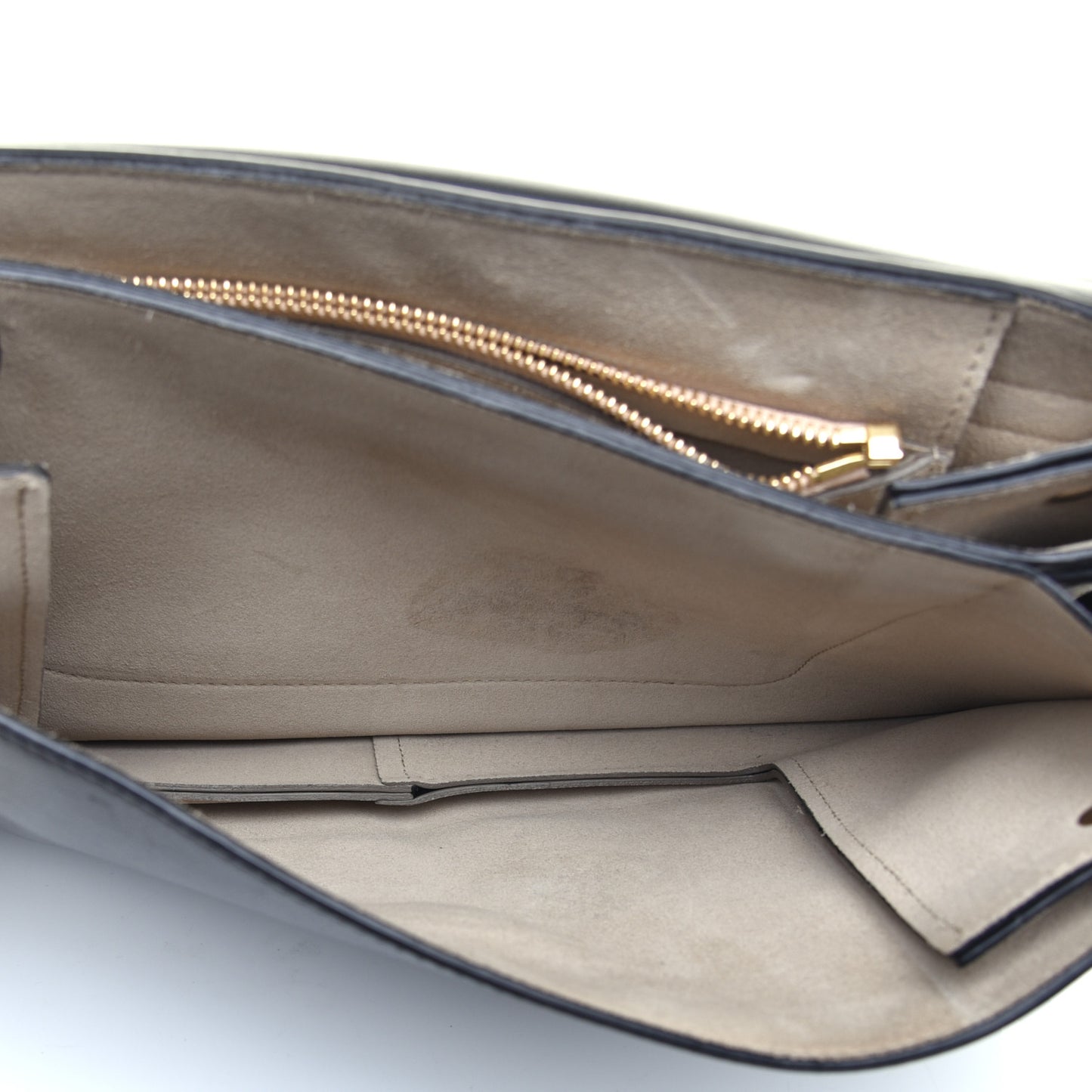 Suede Calfskin Medium Faye Shoulder Bag Black