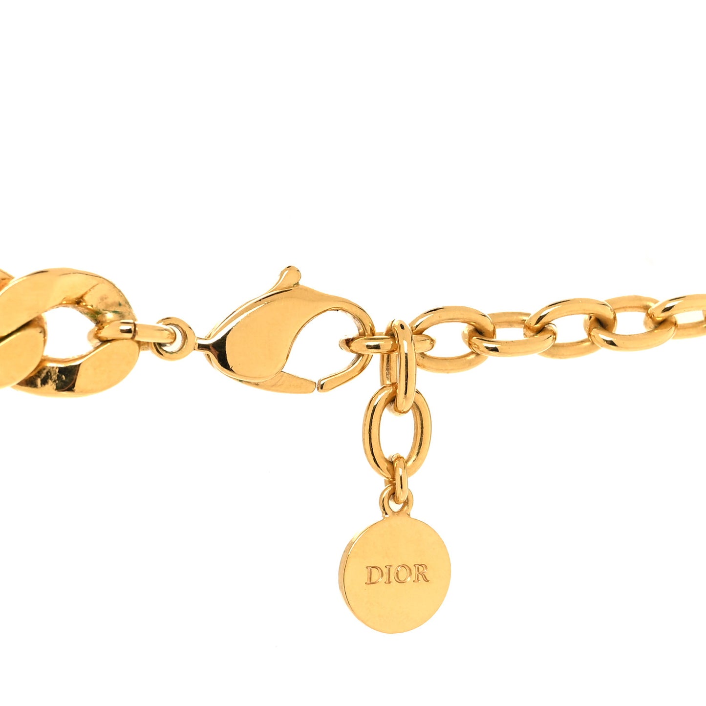 Metal Danseuse Etoile Chain Choker Necklace Gold