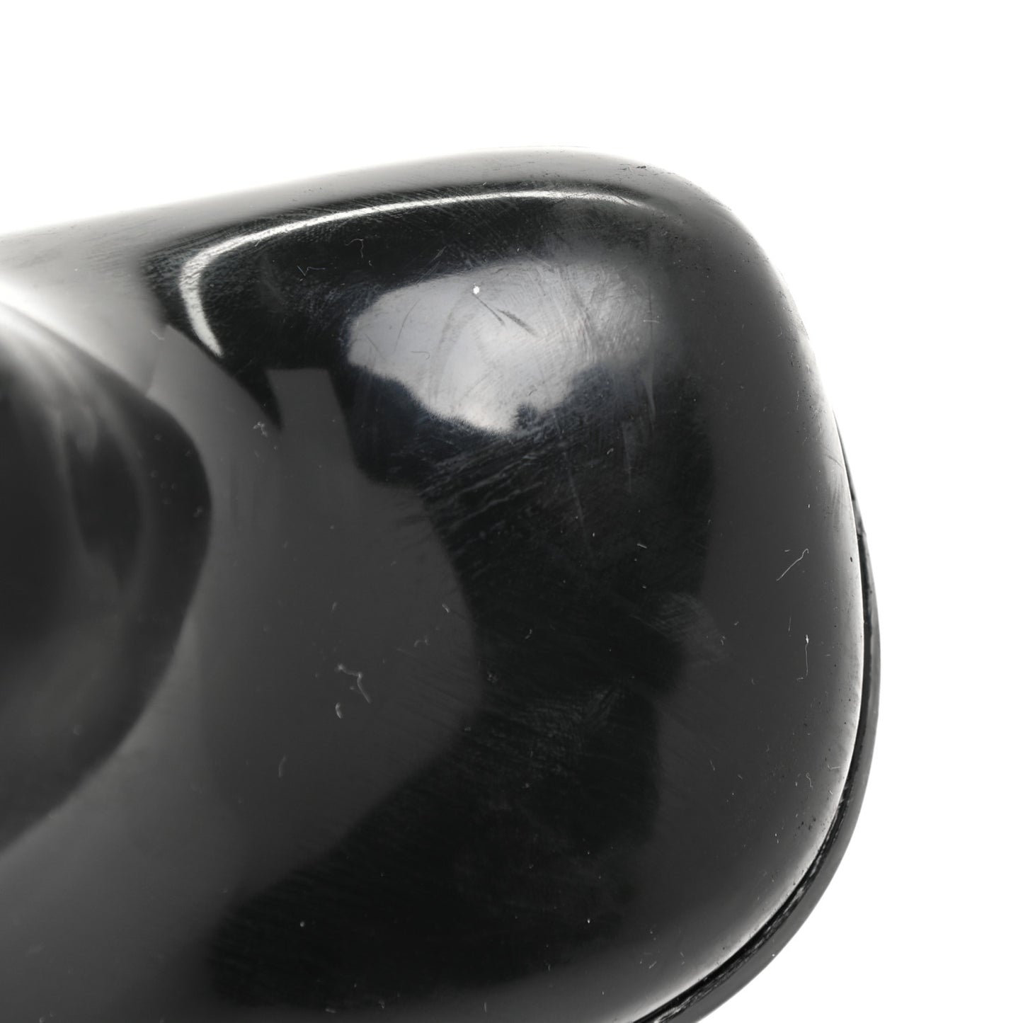 Rubber Shine Ankle Boots 38 Black