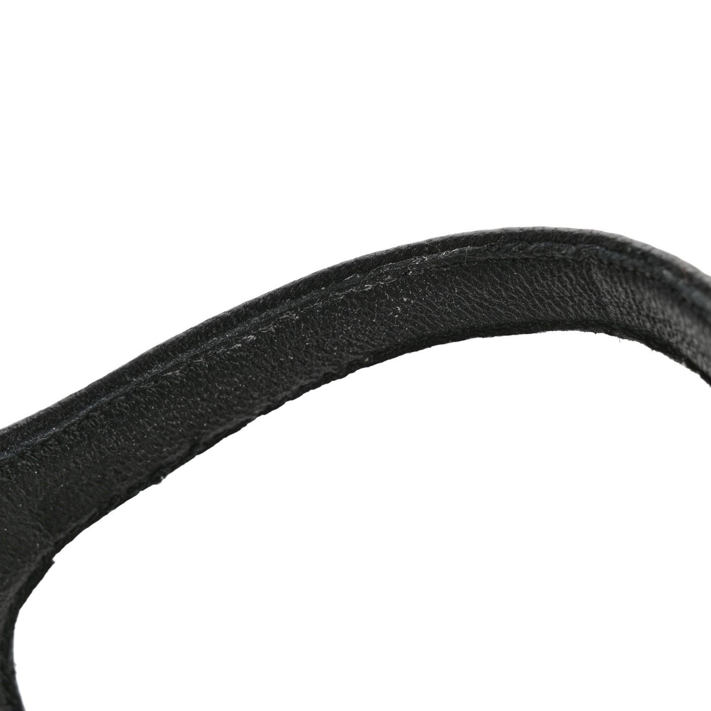 Lambskin CC Logo Thong Sandals 36 Black
