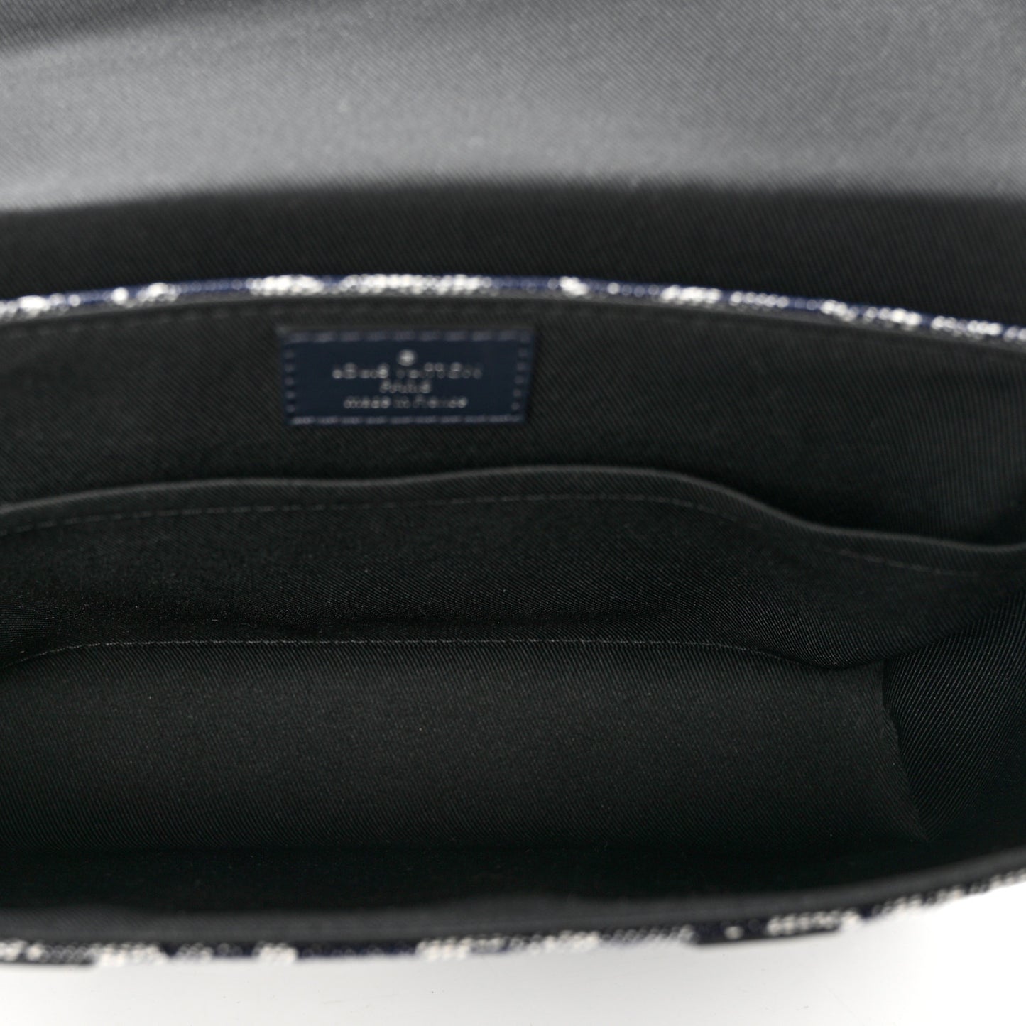 Monogram Tapestry Trunk Messenger Bleu