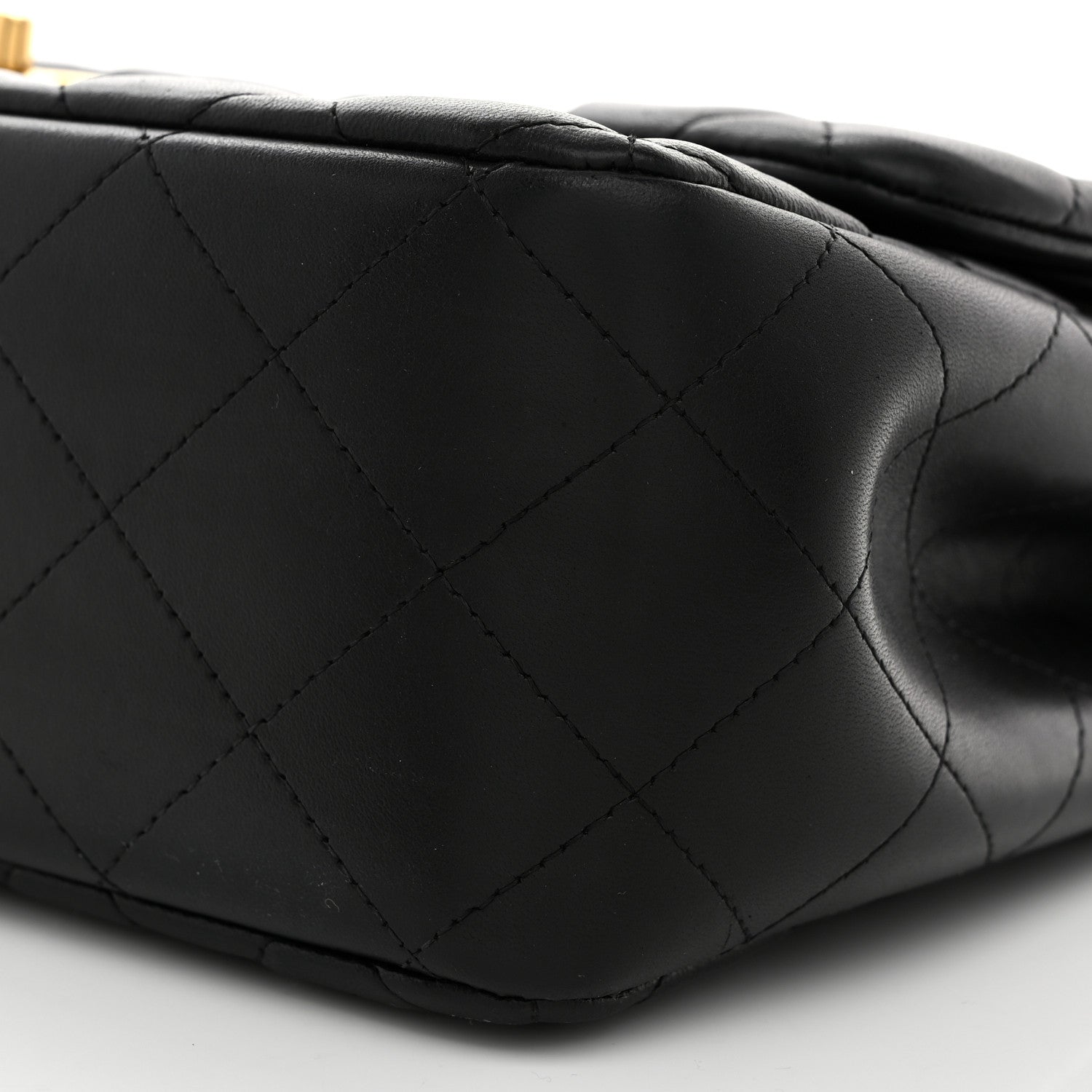 Chanel Lambskin Quilted Jumbo Double Flap Black 10 of 10