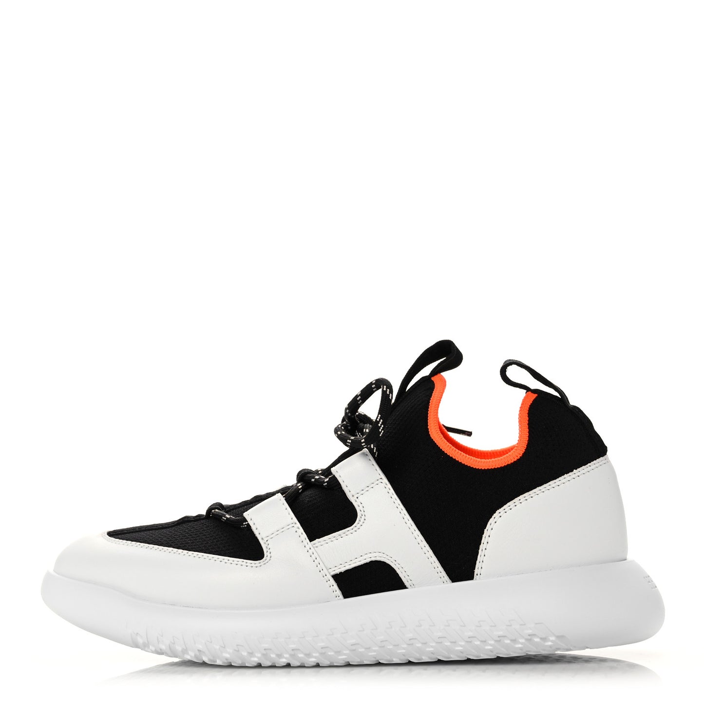 Technical Canvas Suede Goatskin Womens Duel Sneakers 37 Black White