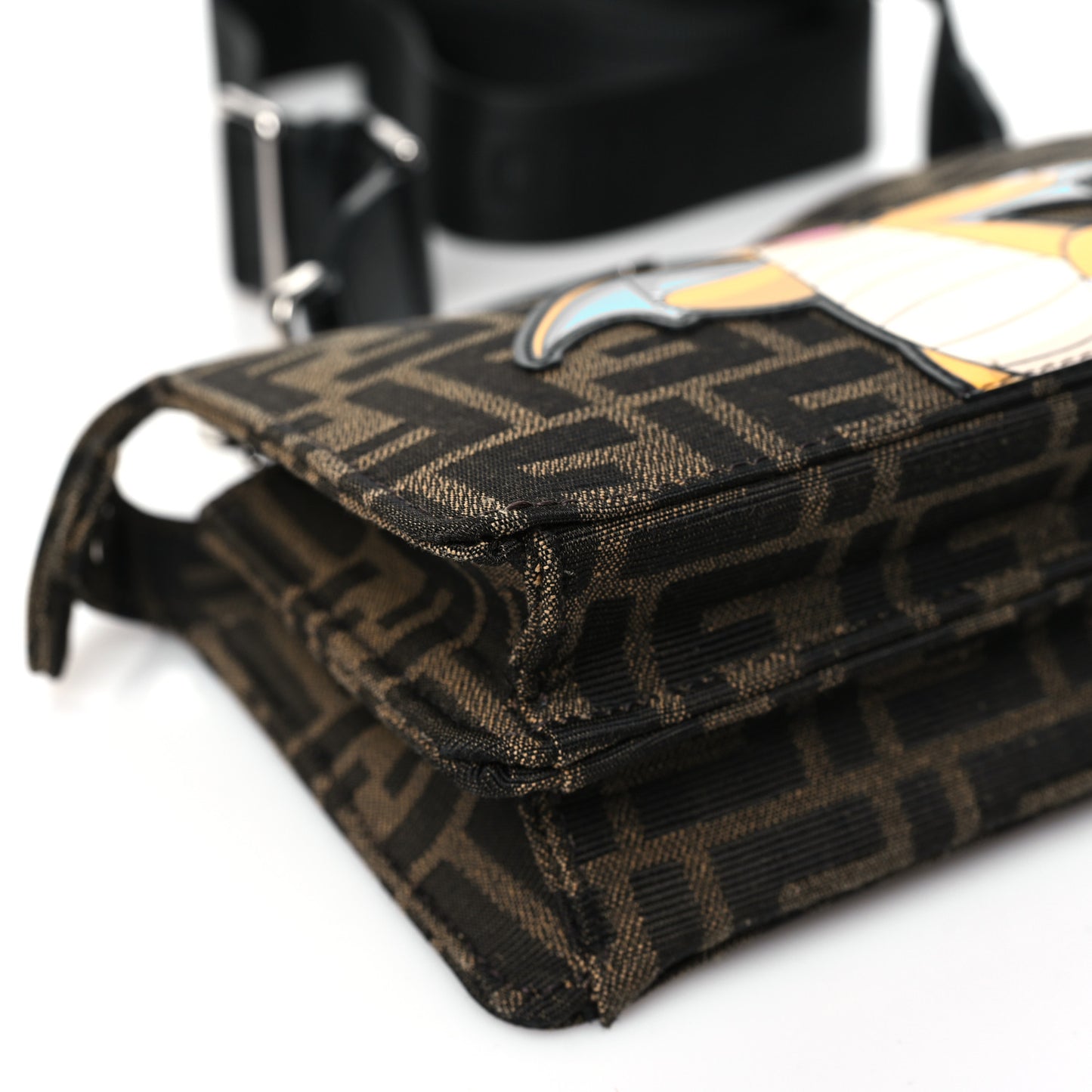 X FRGMT X POKEMON Fabric Jacquard FF 1974 Pokemon Inlay Peekaboo I See U X Cross Satchel Tobacco Moro Multicolor Black