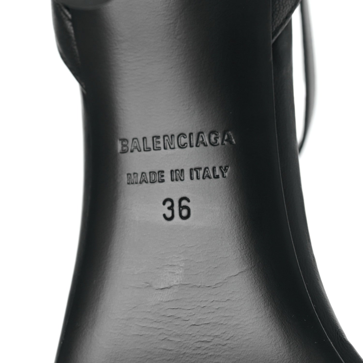 Balenciaga Soft Calfskin Fetish 80mm Sandals 36 Black 6 of 7