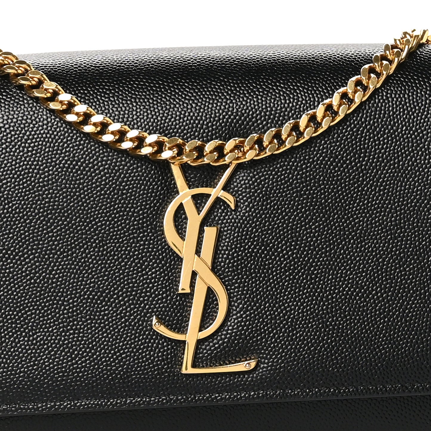 Grain De Poudre Small Monogram Kate Satchel Black