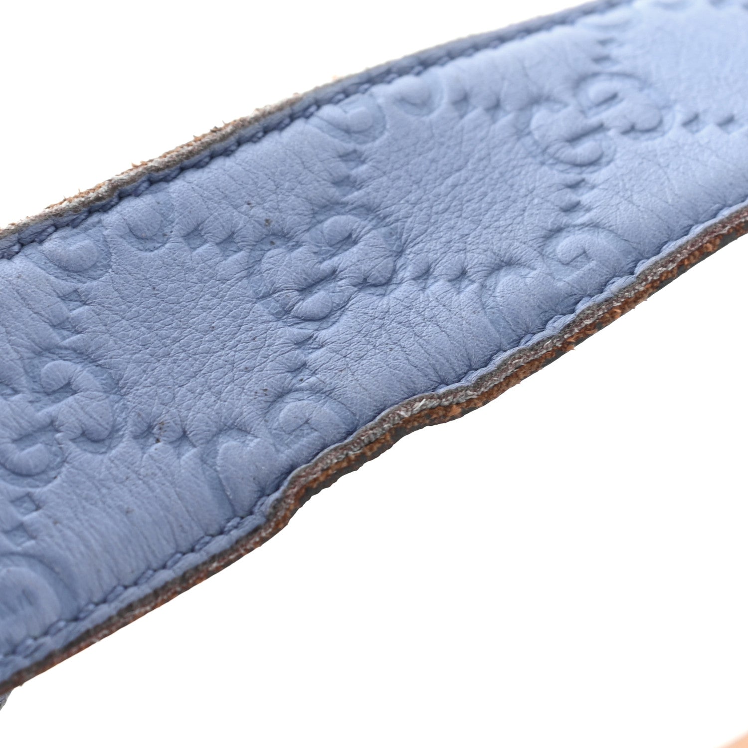 Gucci Guccissima Interlocking G Belt 90 36 Blue 11 of 13