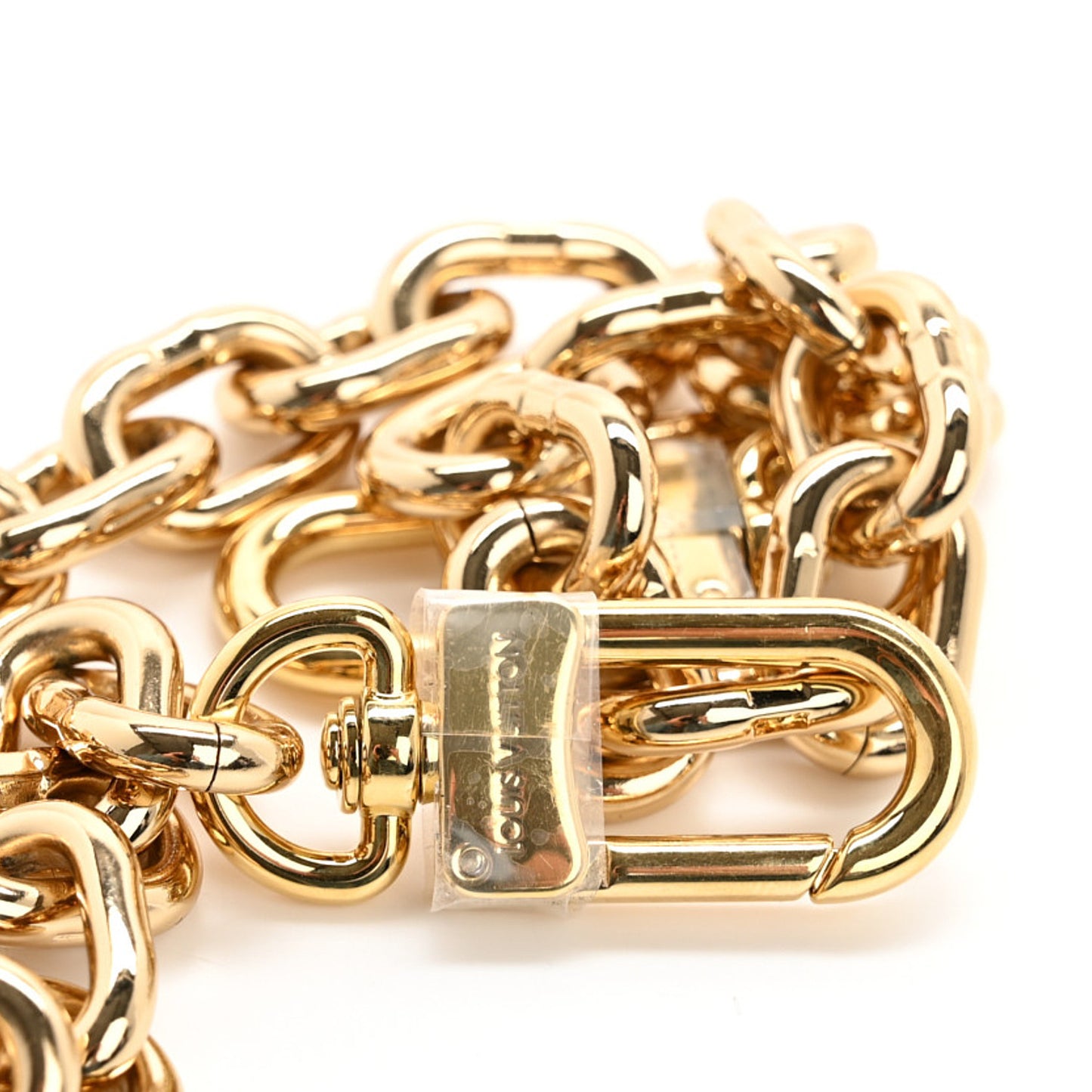 Metal Pochette Accessories Chain Strap Gold