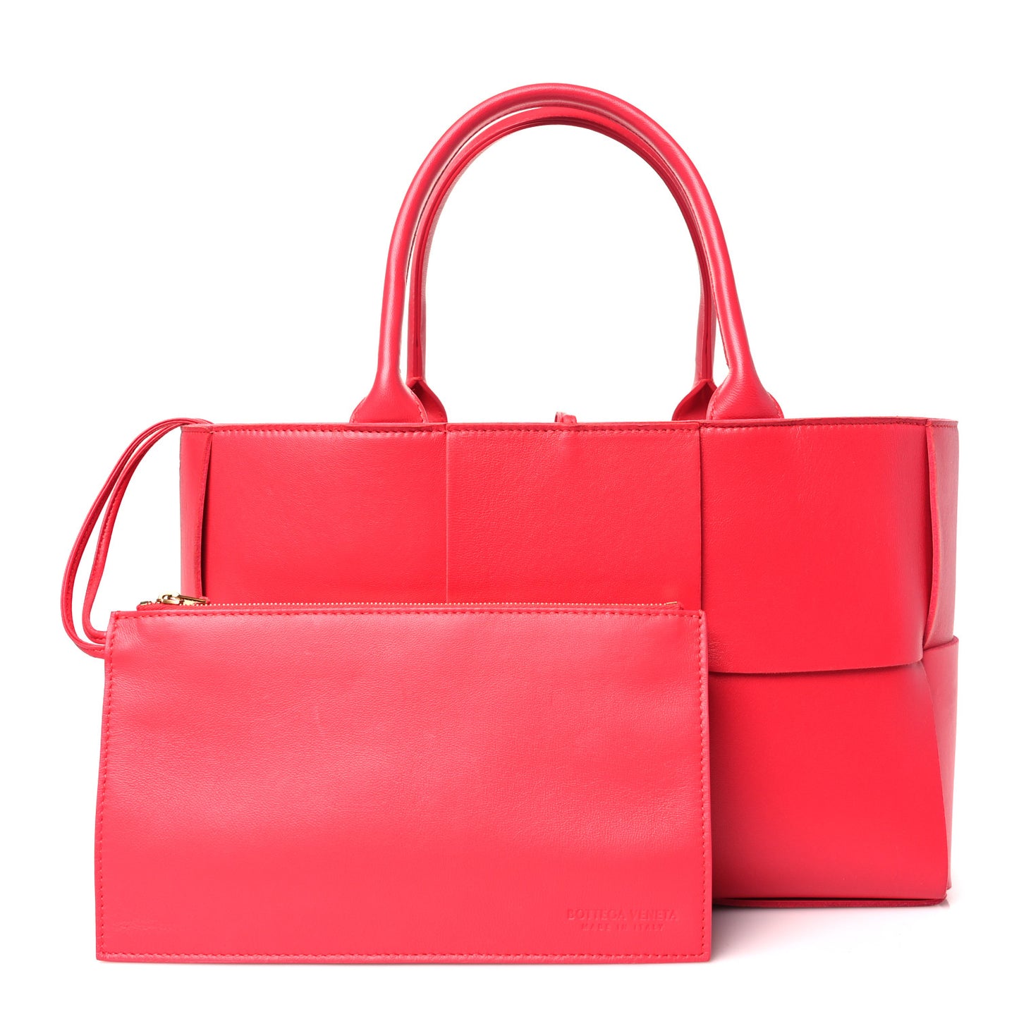 Nappa Maxi Intrecciato Small Arco Tote Firework