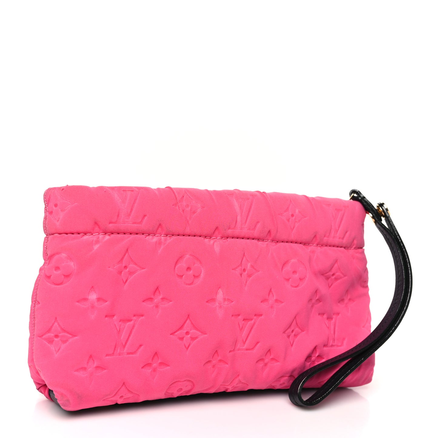 Monogram Scuba Clutch Pochette Fuchsia