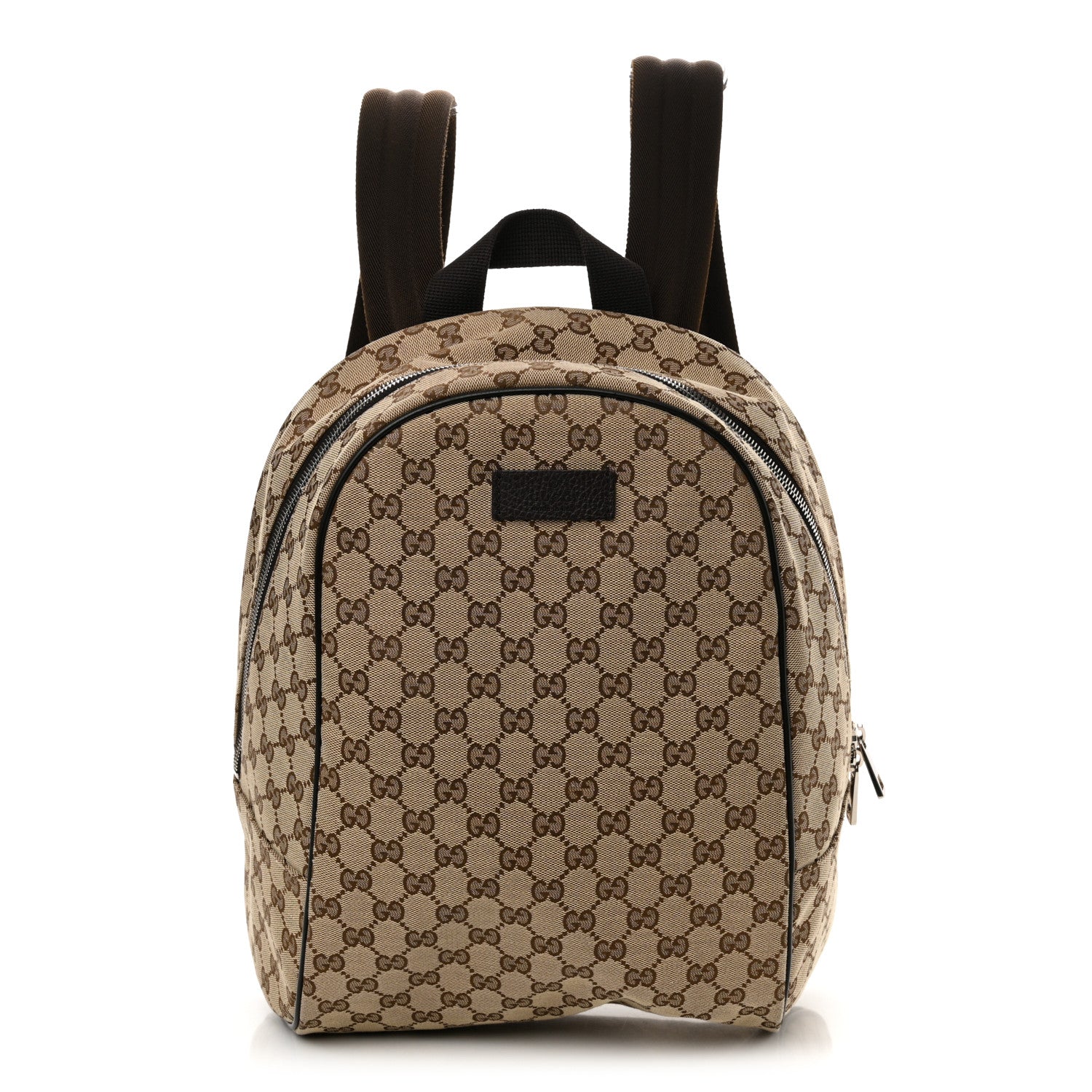 Gucci Monogram Travel Backpack Dark Brown 1 of 12