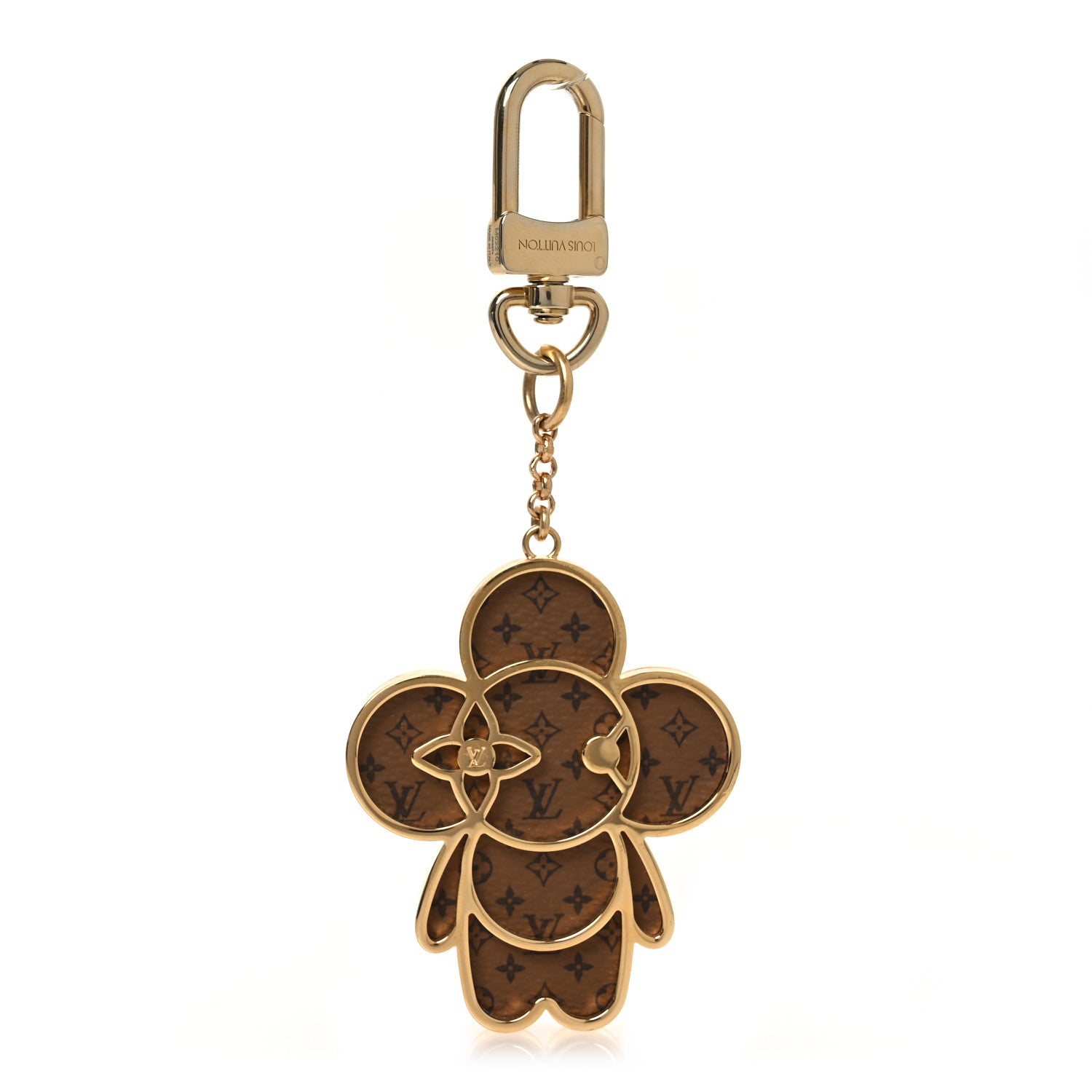 Louis Vuitton Metal Monogram Vivienne Xmas Bag Charm Key Holder