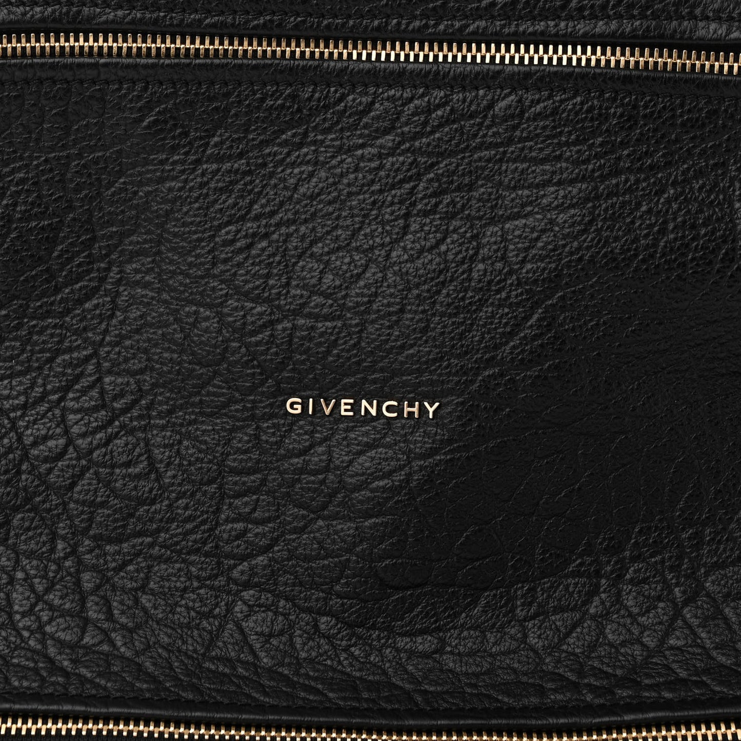 Bubble Calfskin Large Pandora Black