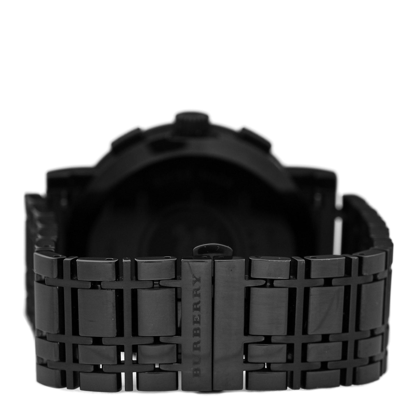 Stainless Steel 38mm Heritage Chronograph Quartz Watch Black BU1373