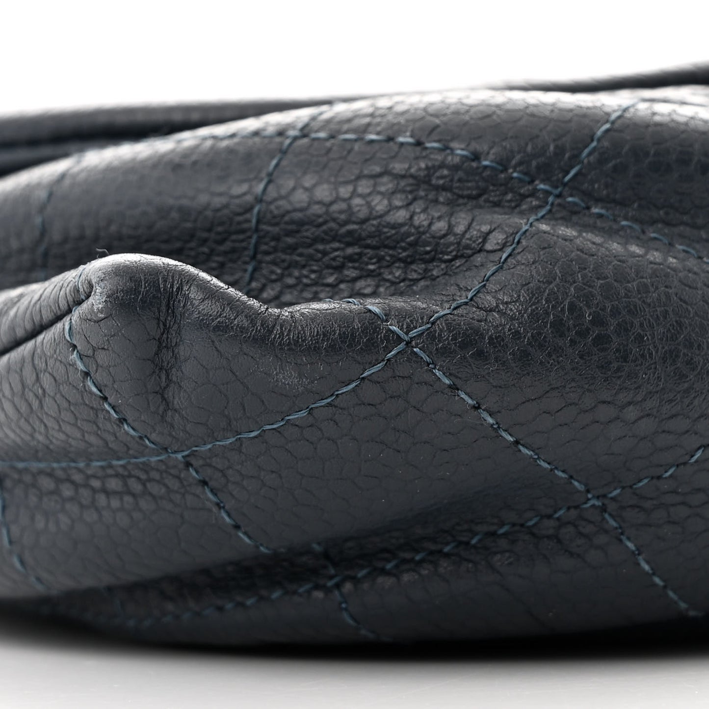 Caviar Half Moon Wallet On Chain WOC Dark Blue