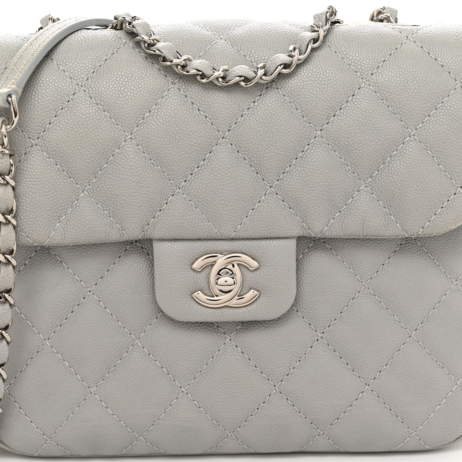 Chanel Caviar Quilted Medium Urban Companion Flap Grey 8 of 11
