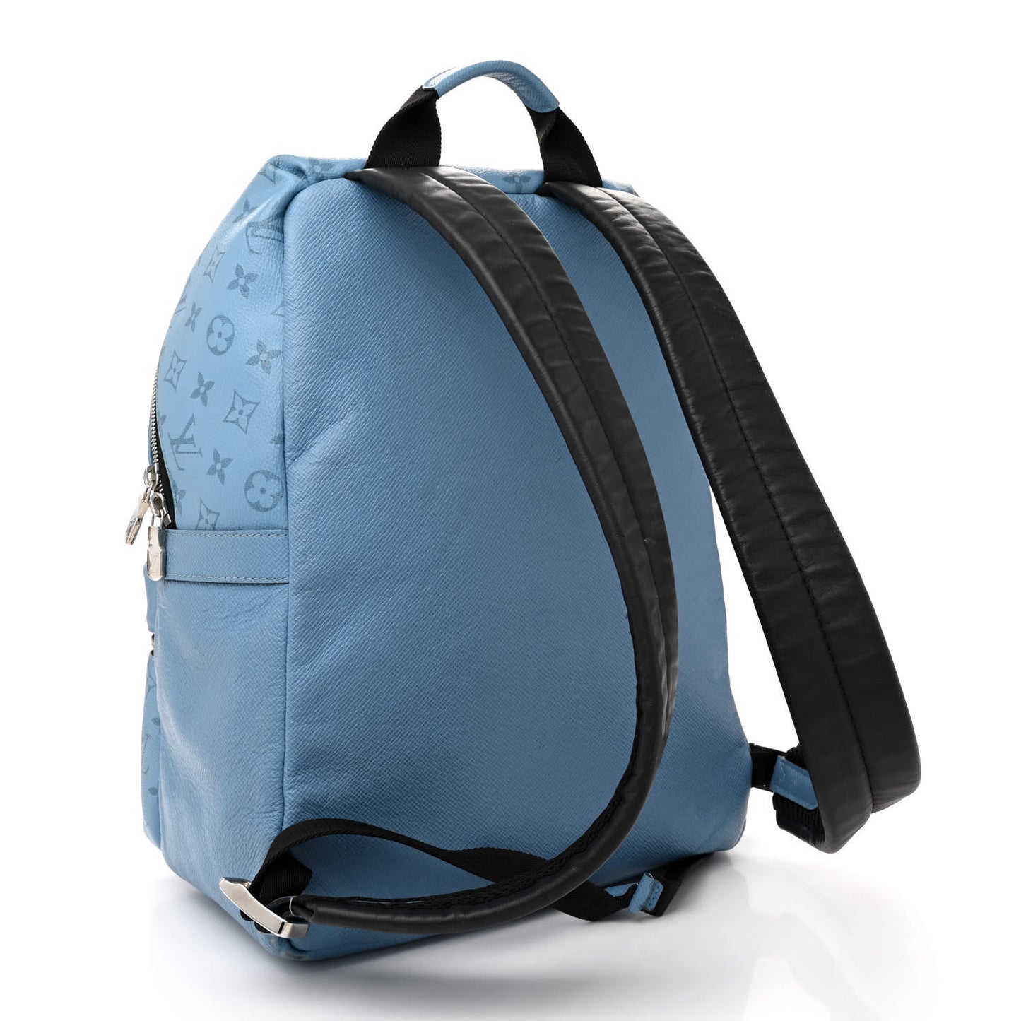 Taiga Monogram Discovery Backpack PM Blue Lagoon