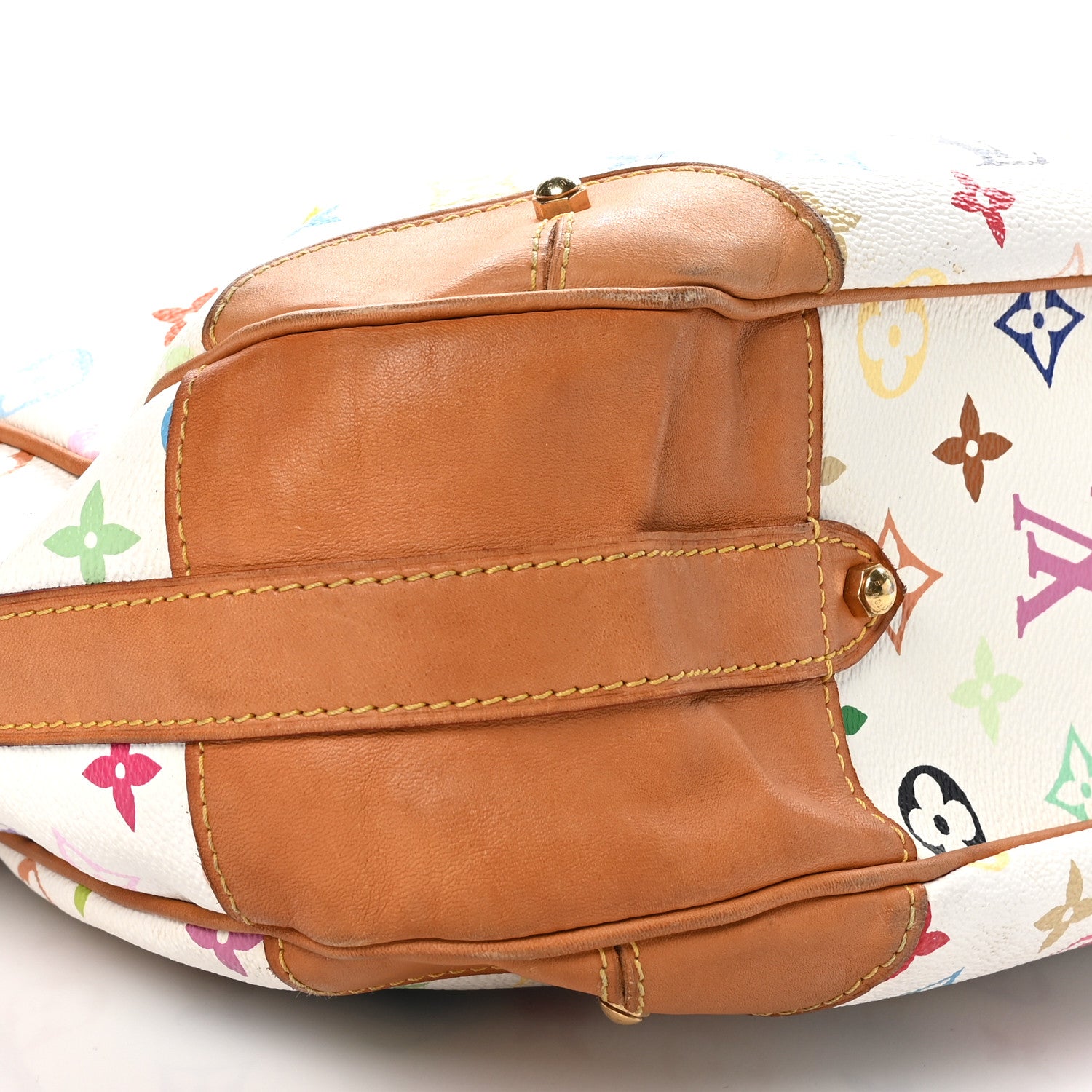 Louis Vuitton Monogram Multicolor Greta White 8 of 10