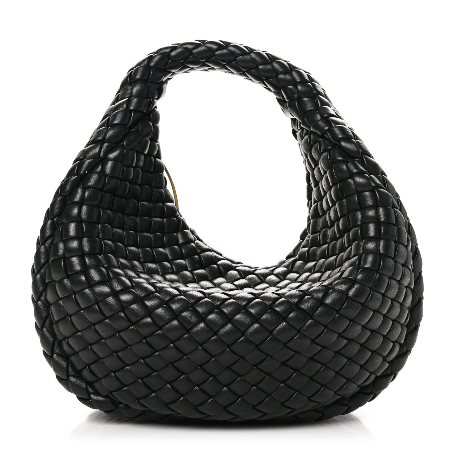 Lambskin Intrecciato Mini Padded Jodie Black