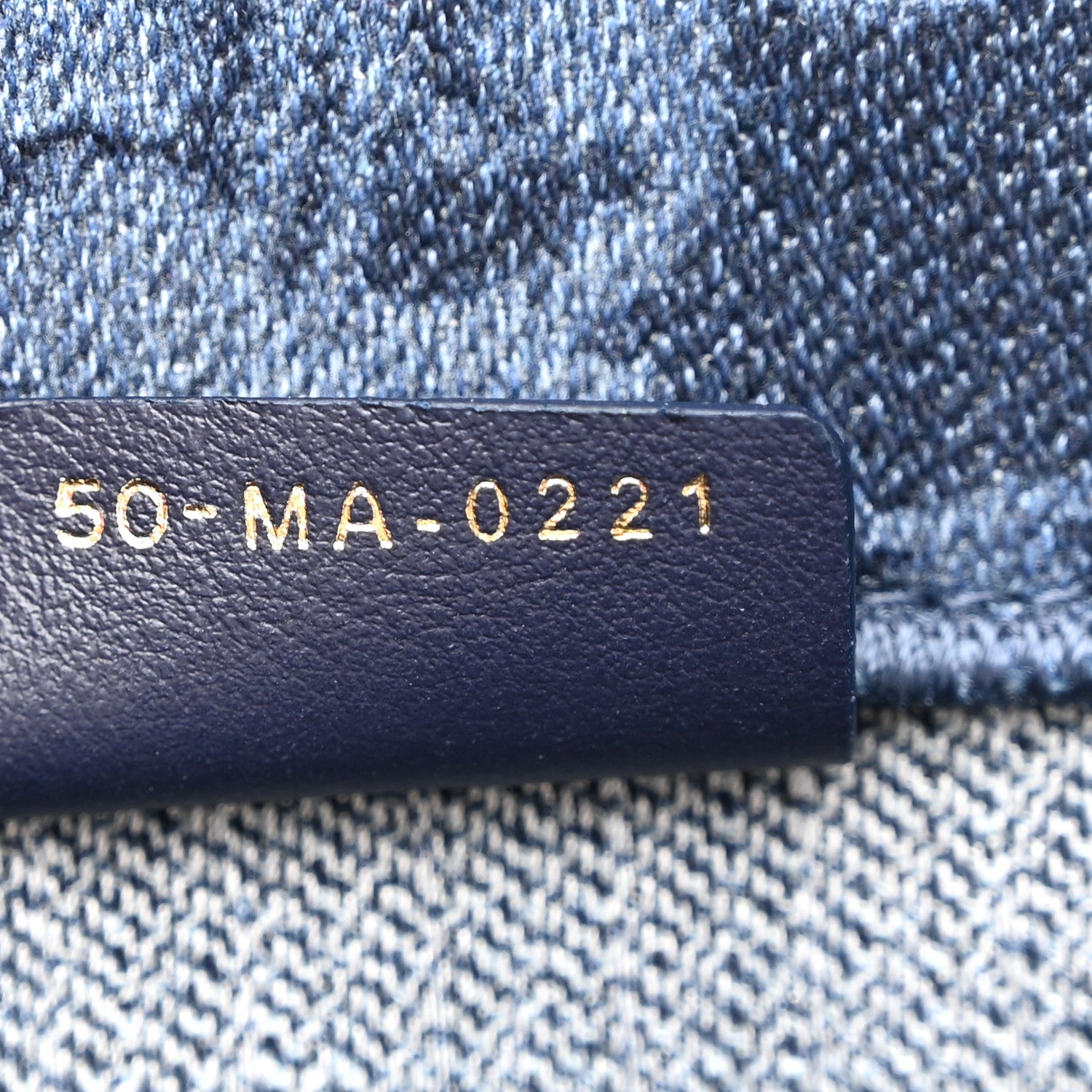 Christian Dior Denim Flowers Embroidered Medium Book Tote Blue 7 of 13