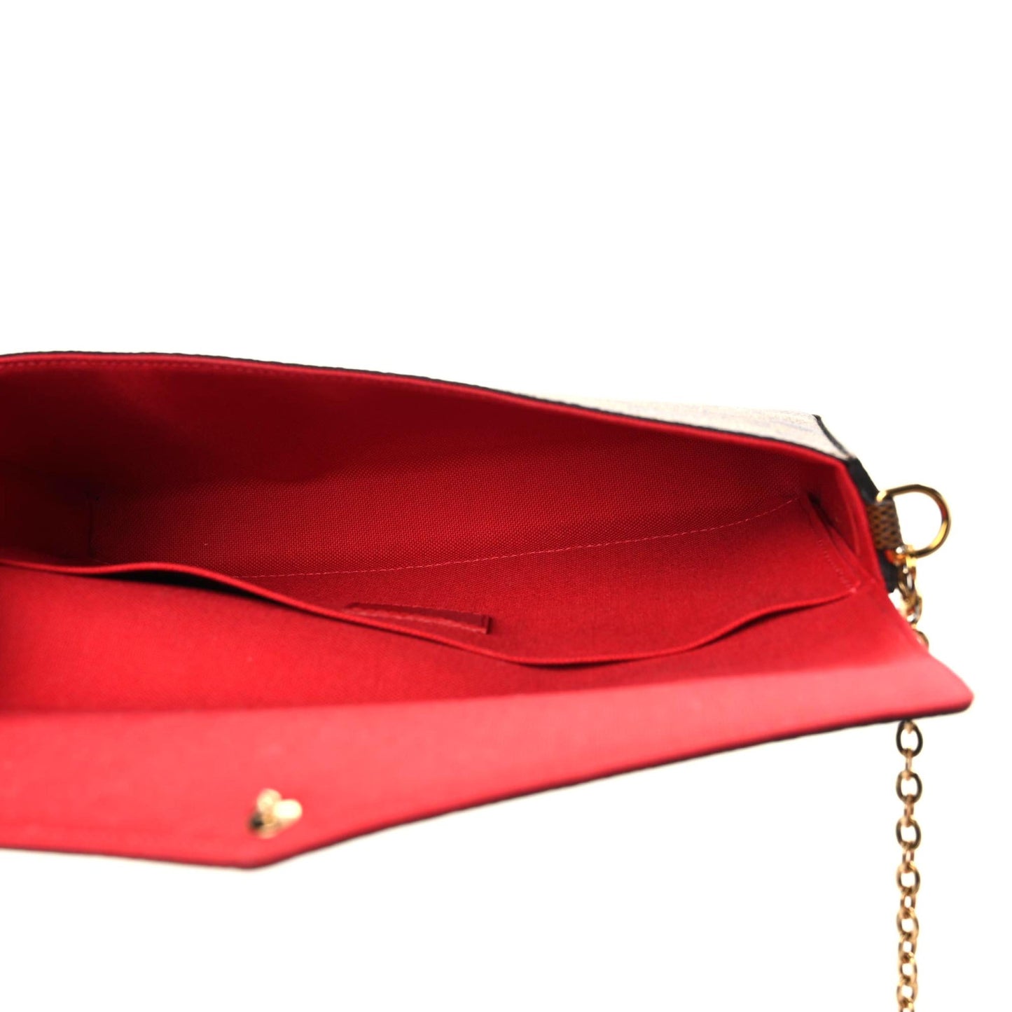 Damier Ebene Pochette Felicie Chain Wallet