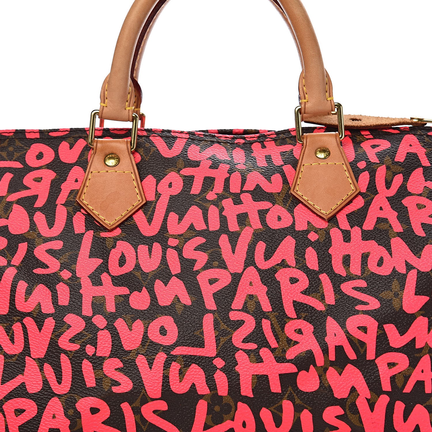 Louis Vuitton Monogram Graffiti Speedy 30 Fuchsia 11 of 11