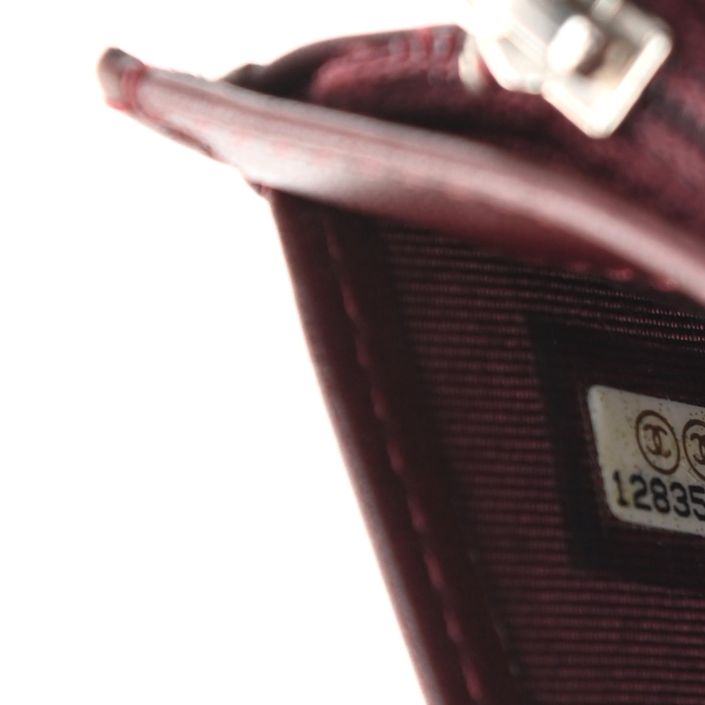 Lambskin Quilted Yen Wallet Black