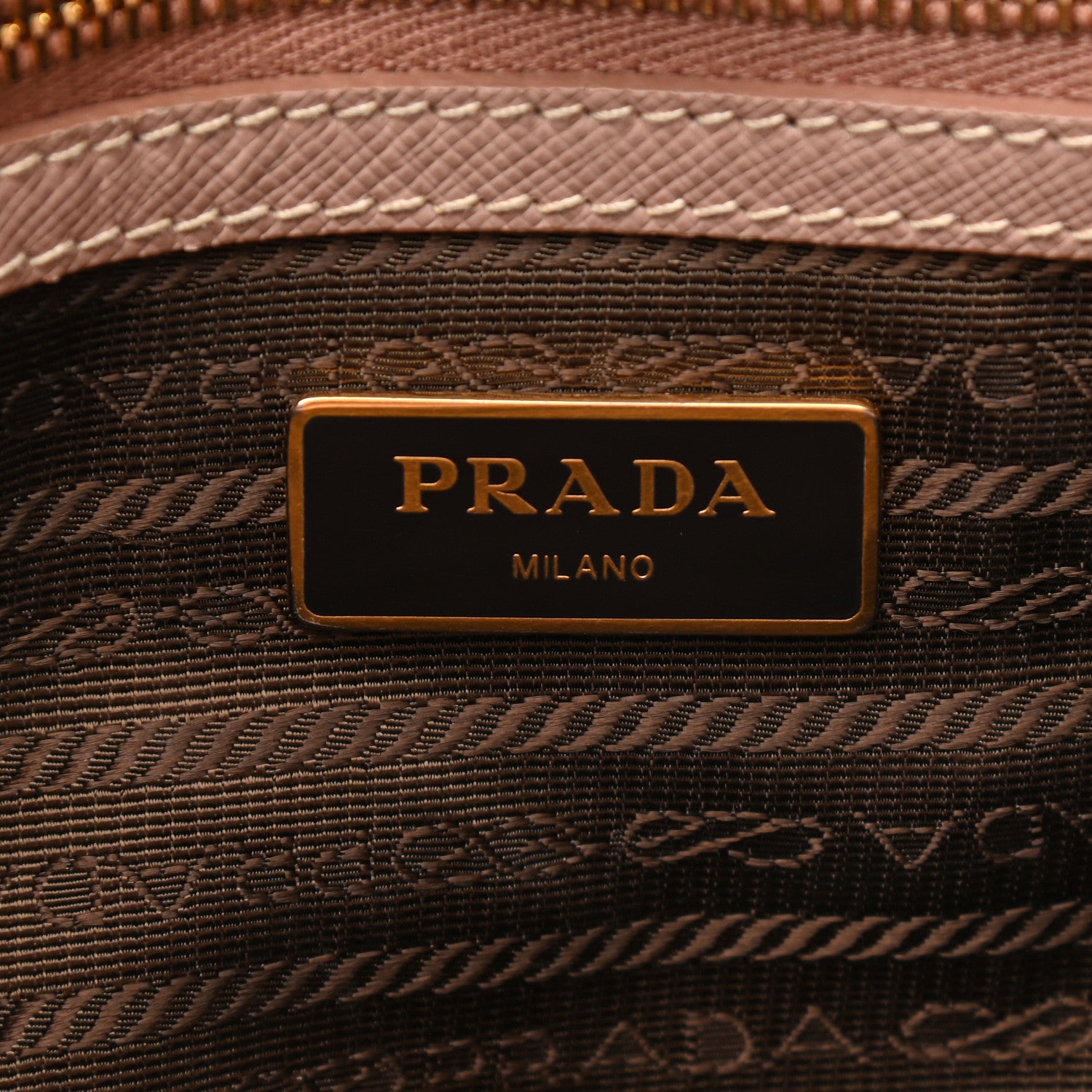 Prada Saffiano Lux Small Tote Cammeo 7 of 16