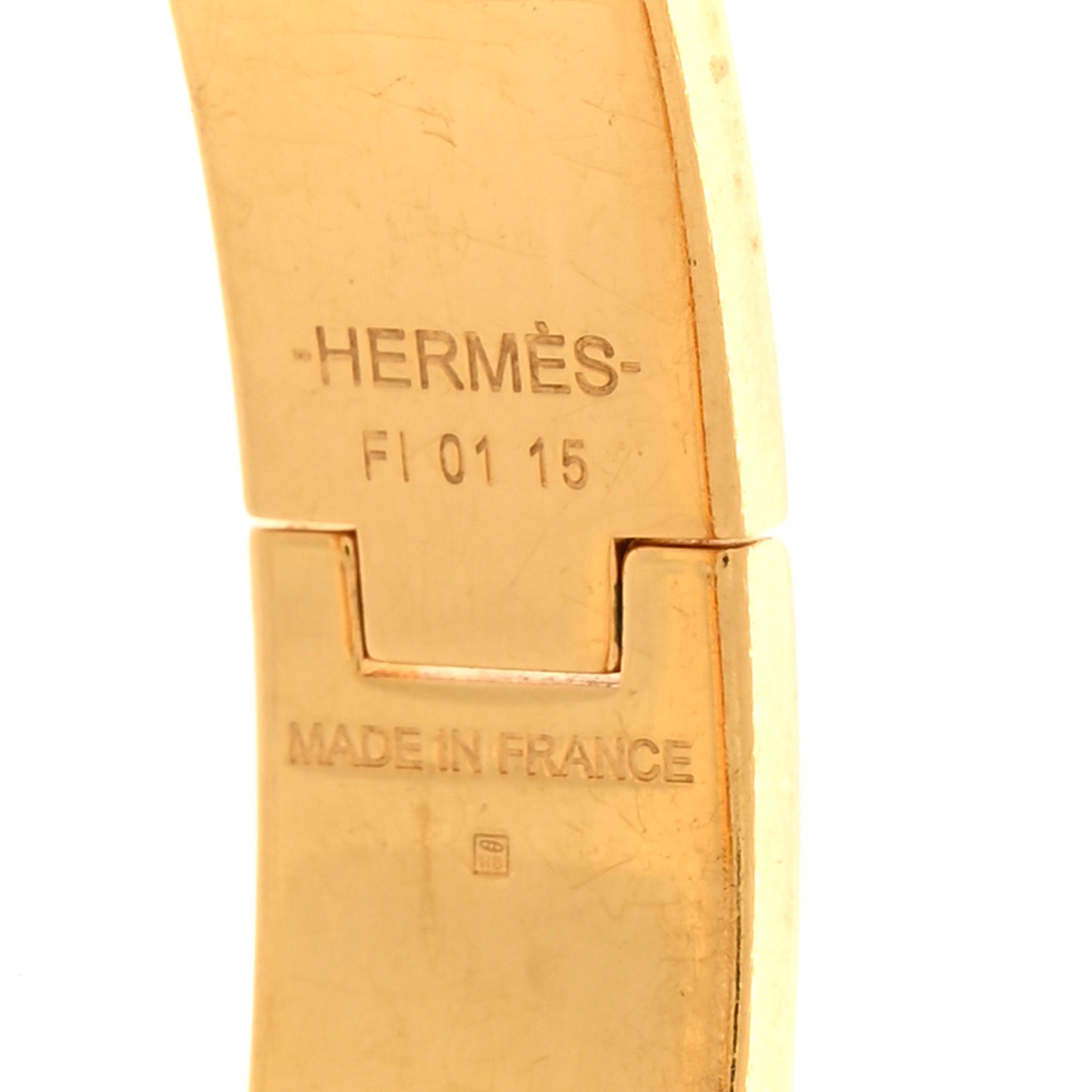 Enamel Narrow Clic Clac H Bracelet GM Black