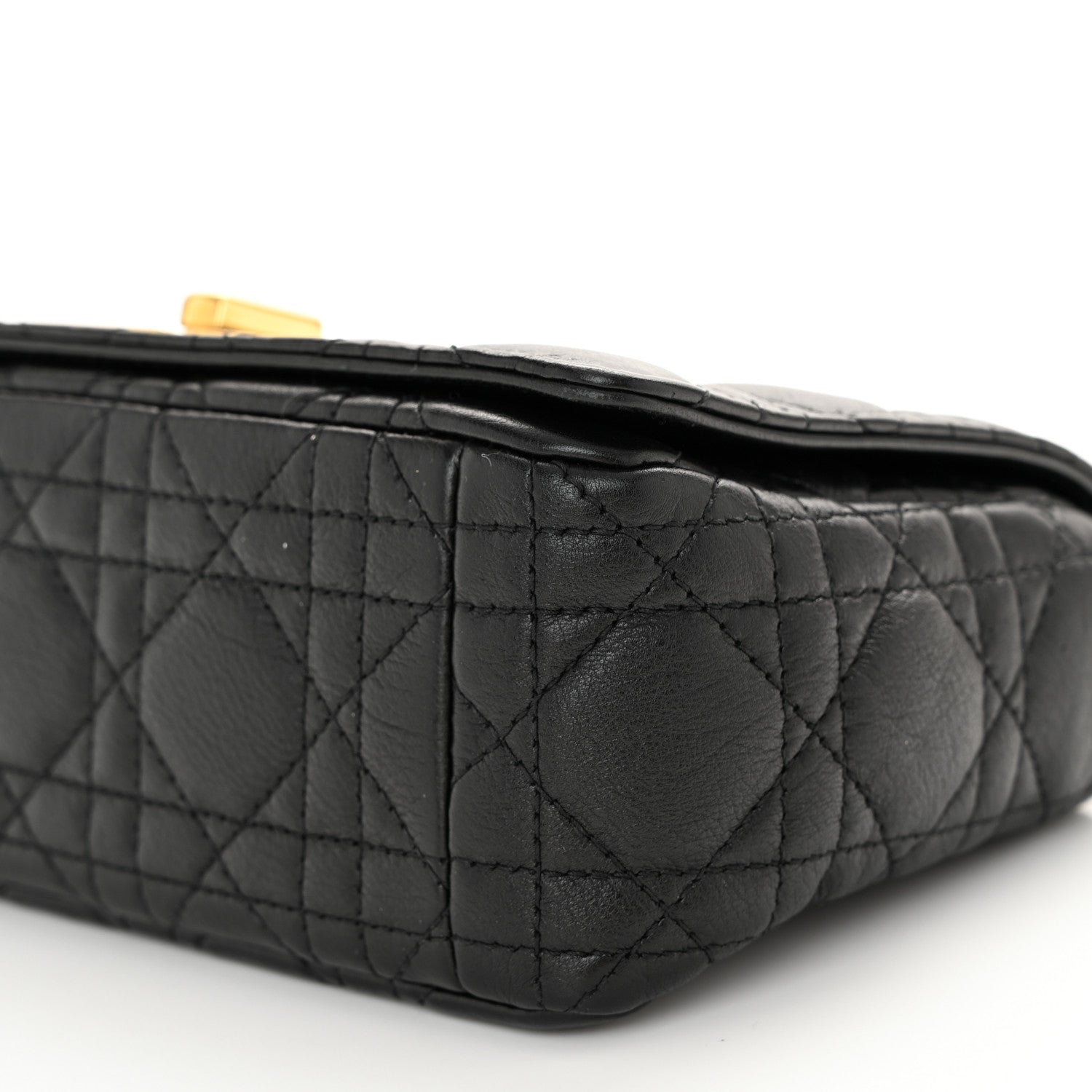 Christian Dior Calfskin Cannage Small Caro Bag Black 10 of 11