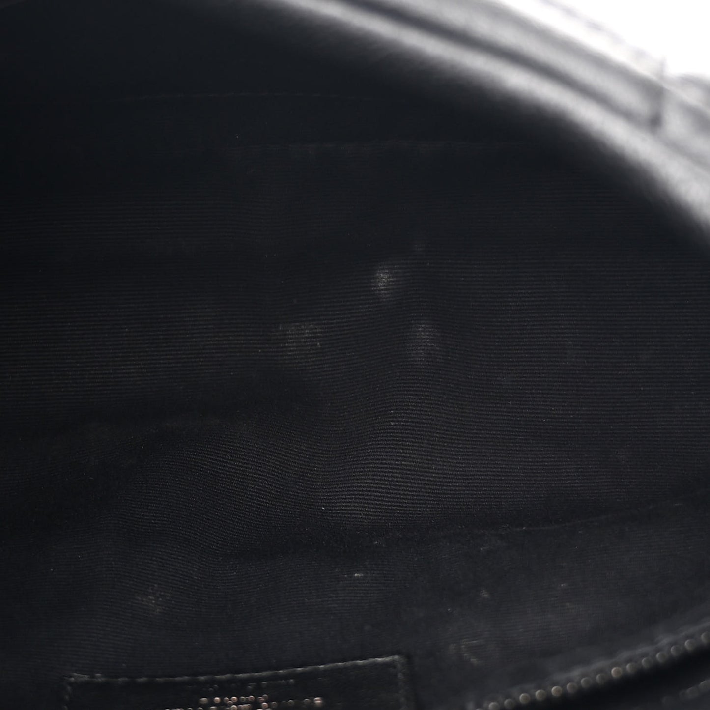 Calfskin Quilted Toy Loulou Puffer Monogram Monochrome Chain Satchel Black