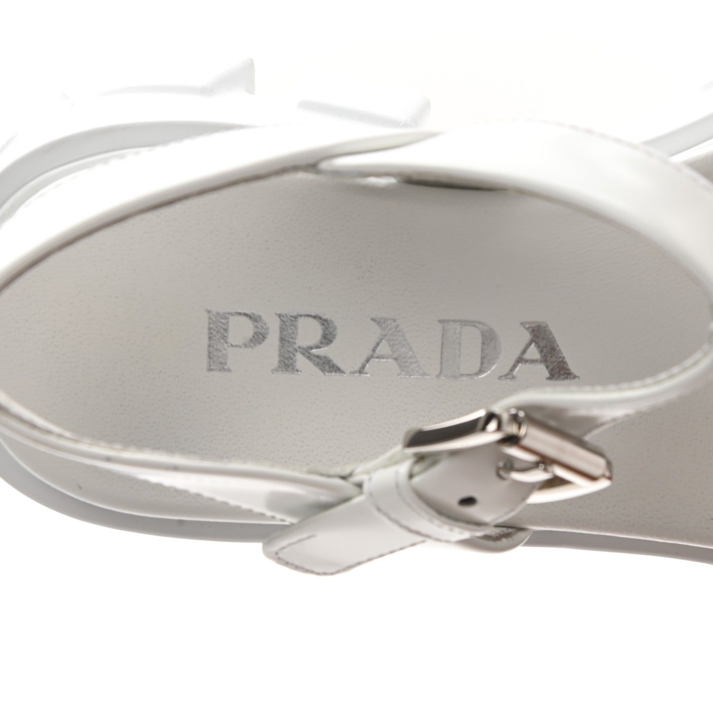 Spazzolato Monolith 55mm Sandals 35 White