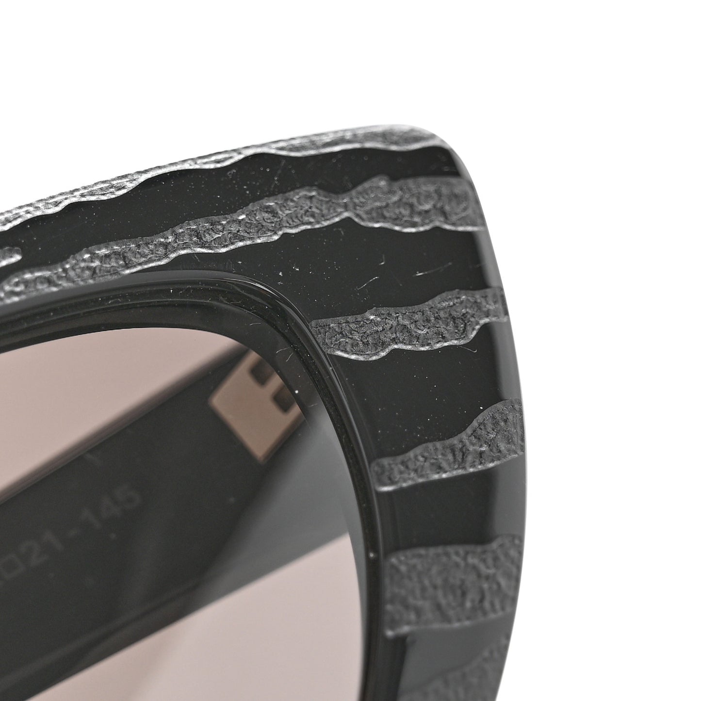 Acetate Lily Tiger Cat Eye Sunglasses SL213 Black