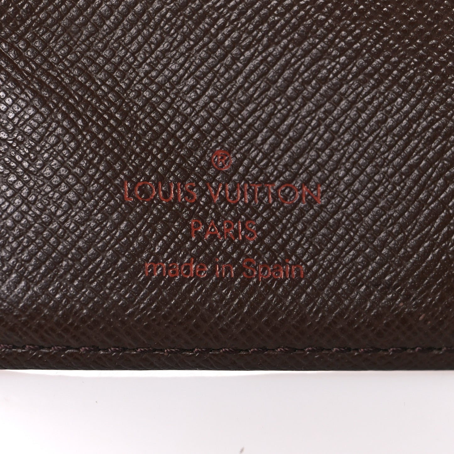 Damier Ebene Small Ring Agenda Cover