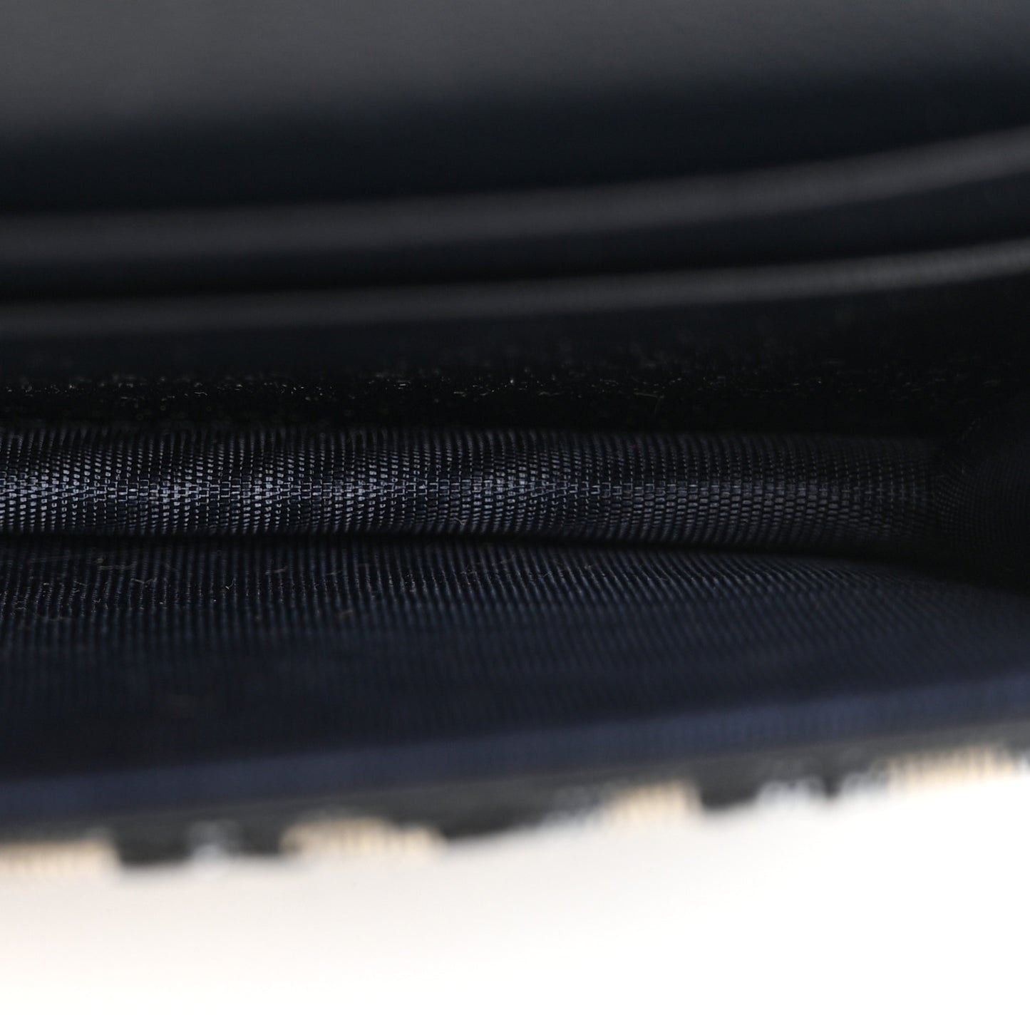 Oblique Saddle Card Holder Blue