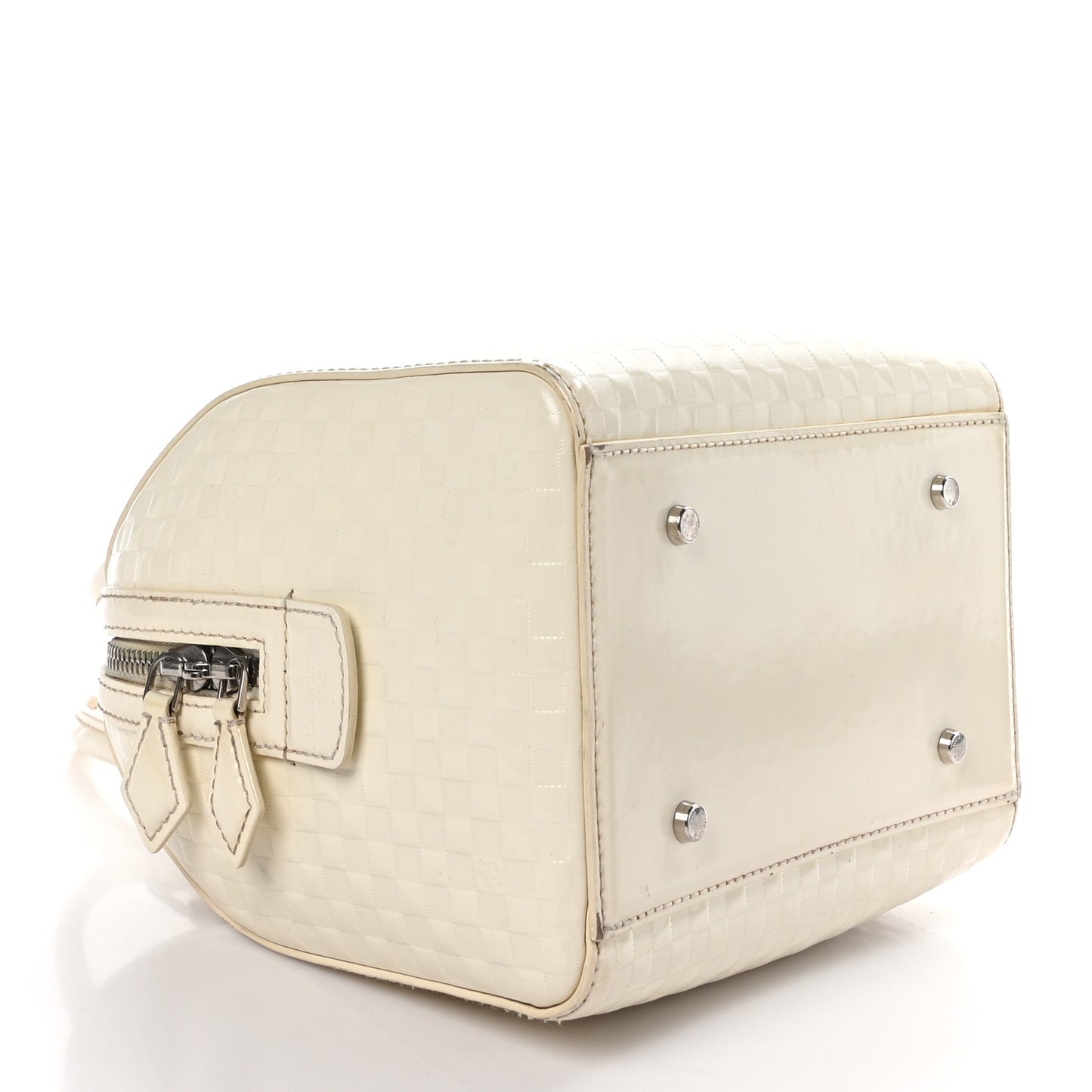 Damier Facette Speedy Cube PM Cream