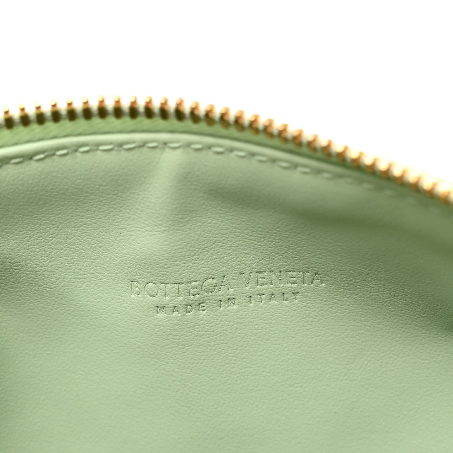 Calfskin Nappa Intrecciato Candy Wallace Fresh Mint