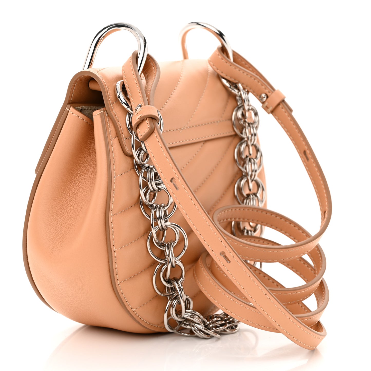 Calfskin Quilted Mini Drew Bijou Shoulder Bag Blushy Pink