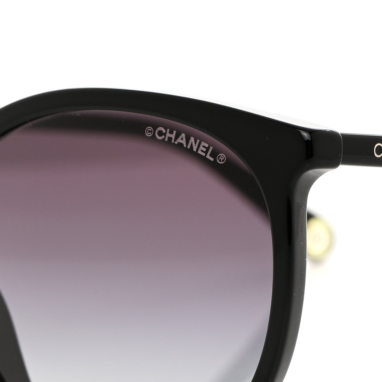 Acetate Pantos Cat Eye Sunglasses 5448 Black