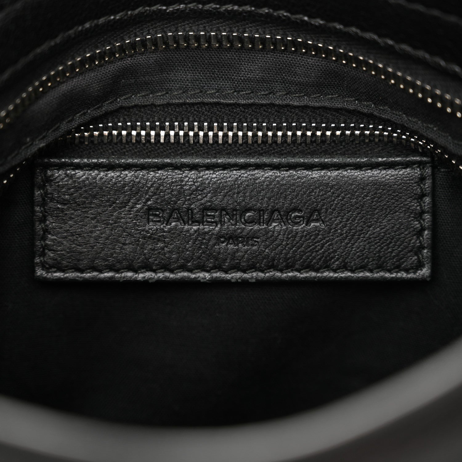 Balenciaga Chevre Silver Metallic Edge Hardware Mini City Black 7 of 11