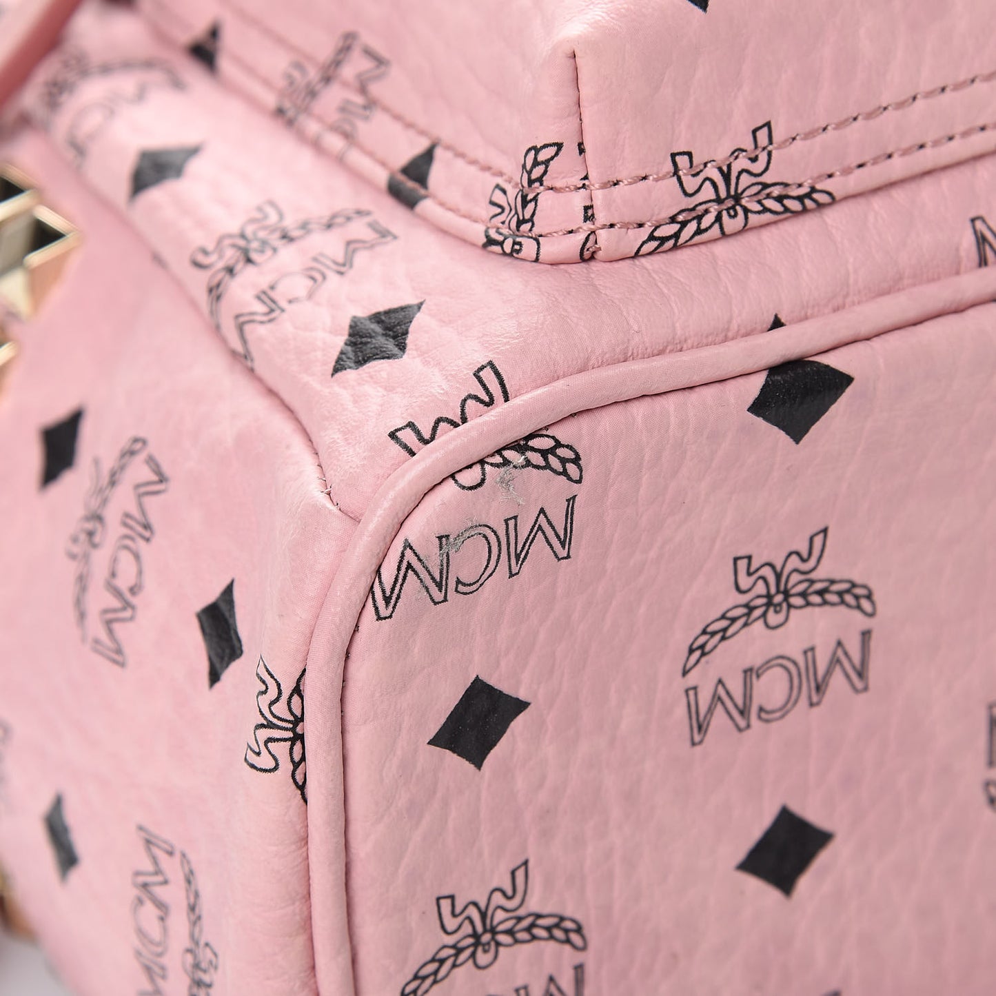 Visetos Small Side Stud Stark Backpack Pink