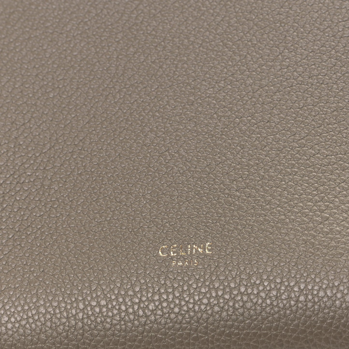 Soft Grained Calfskin Small Sangle Bucket Bag Taupe