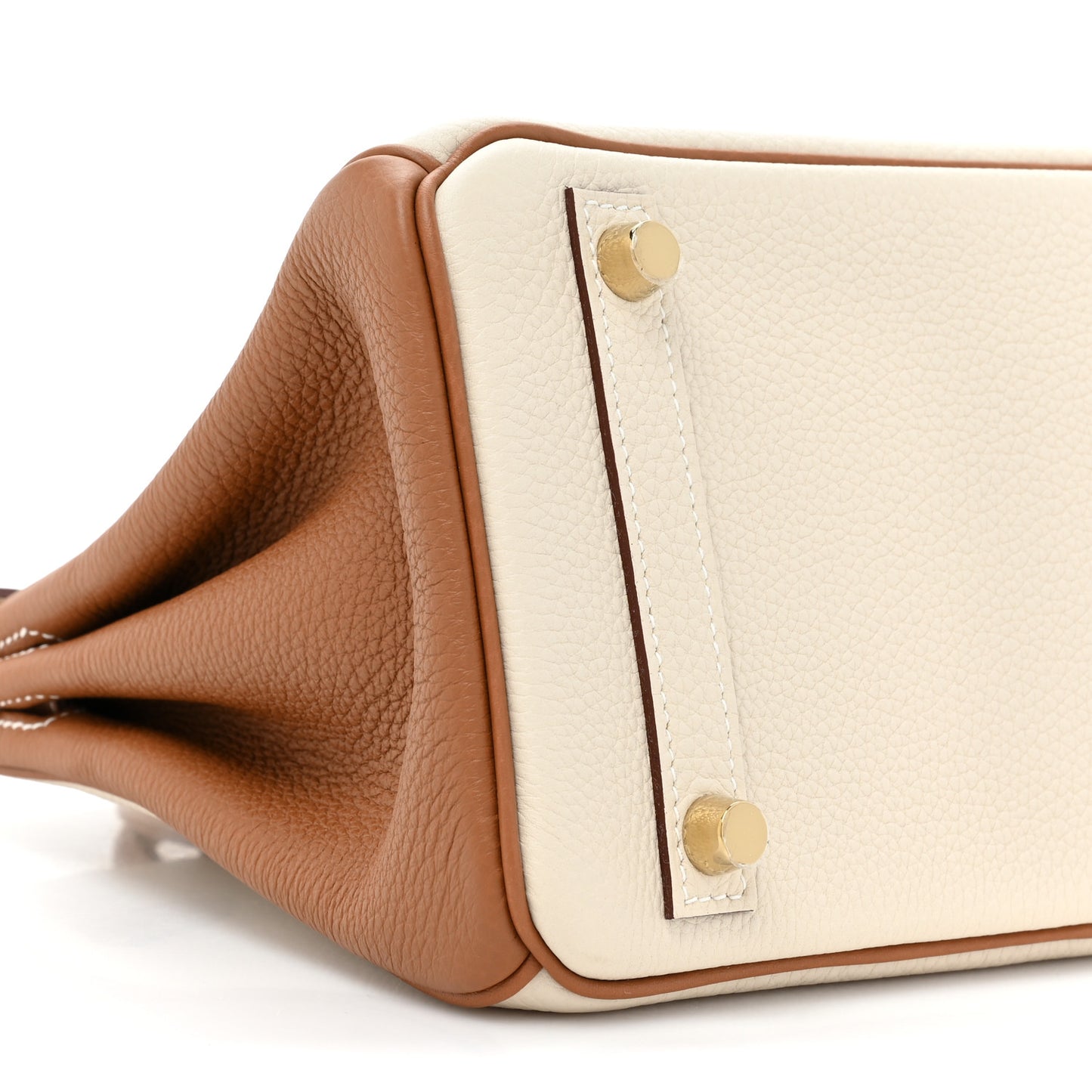 Togo Horseshoe Birkin 25 Craie Gold