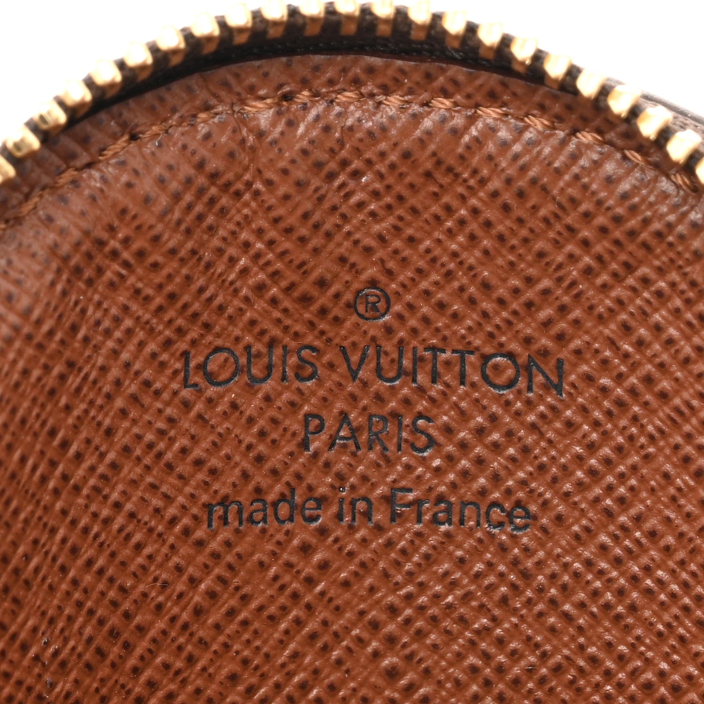 Monogram Round Coin Purse