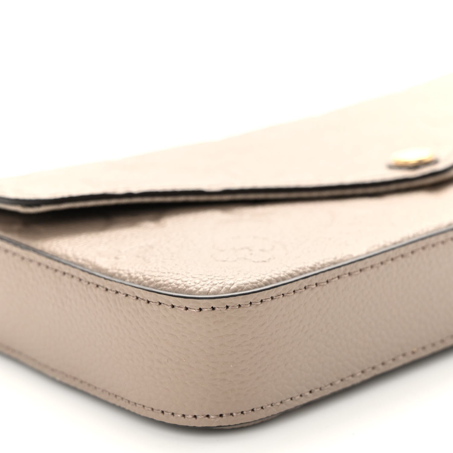 Louis Vuitton Empreinte Pochette Felicie Chain Wallet Tourterelle 9 of 10