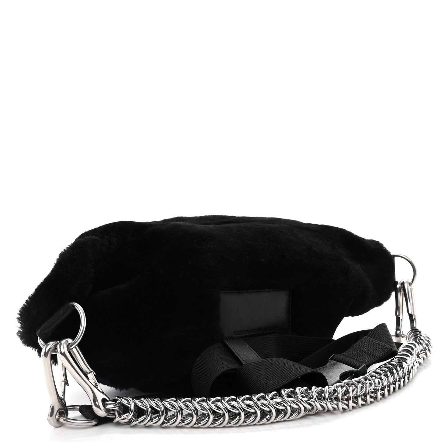 Mink Fur Attica Belt Bag Black