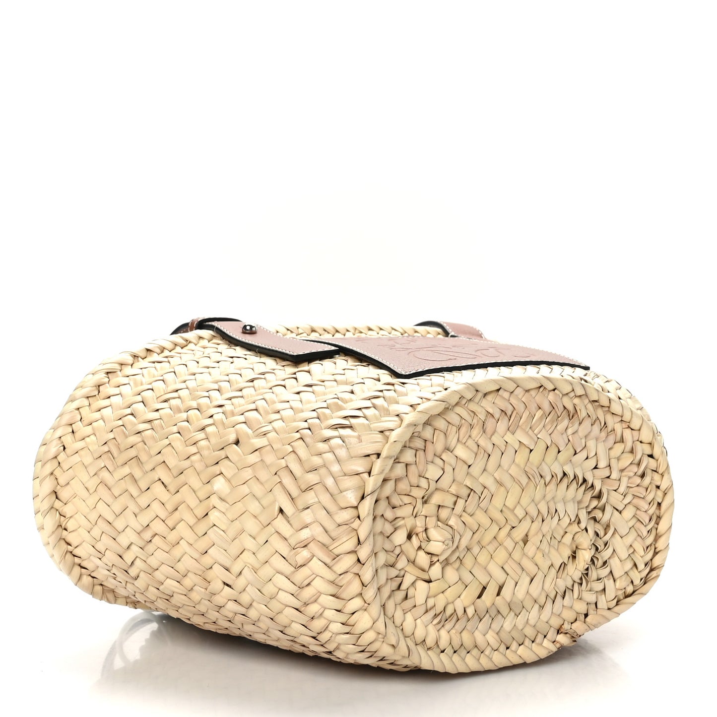 Raffia Small Basket Tote Bag Natural Tan