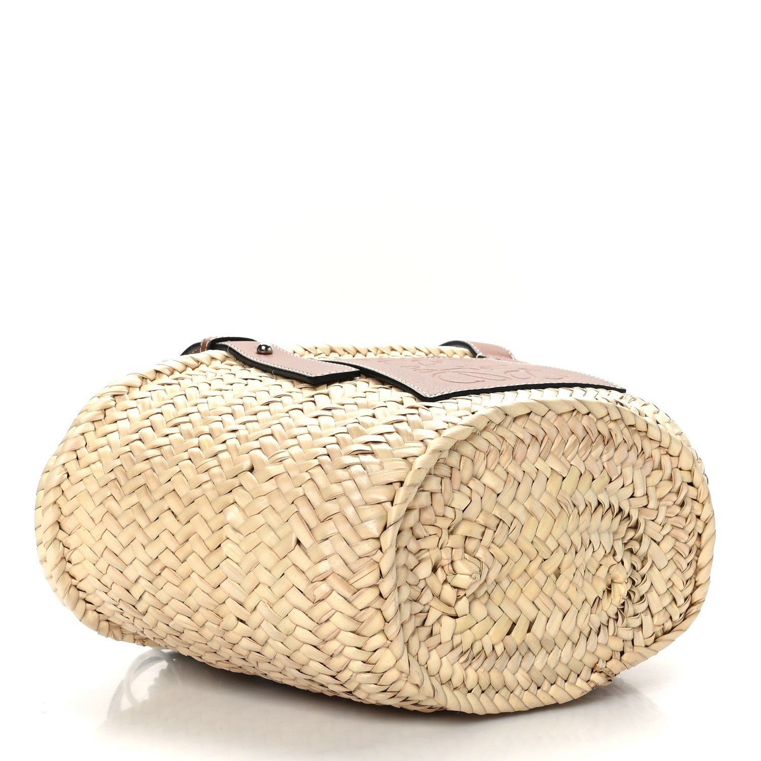 Loewe Raffia Small Basket Tote Bag Natural Tan 4 of 8