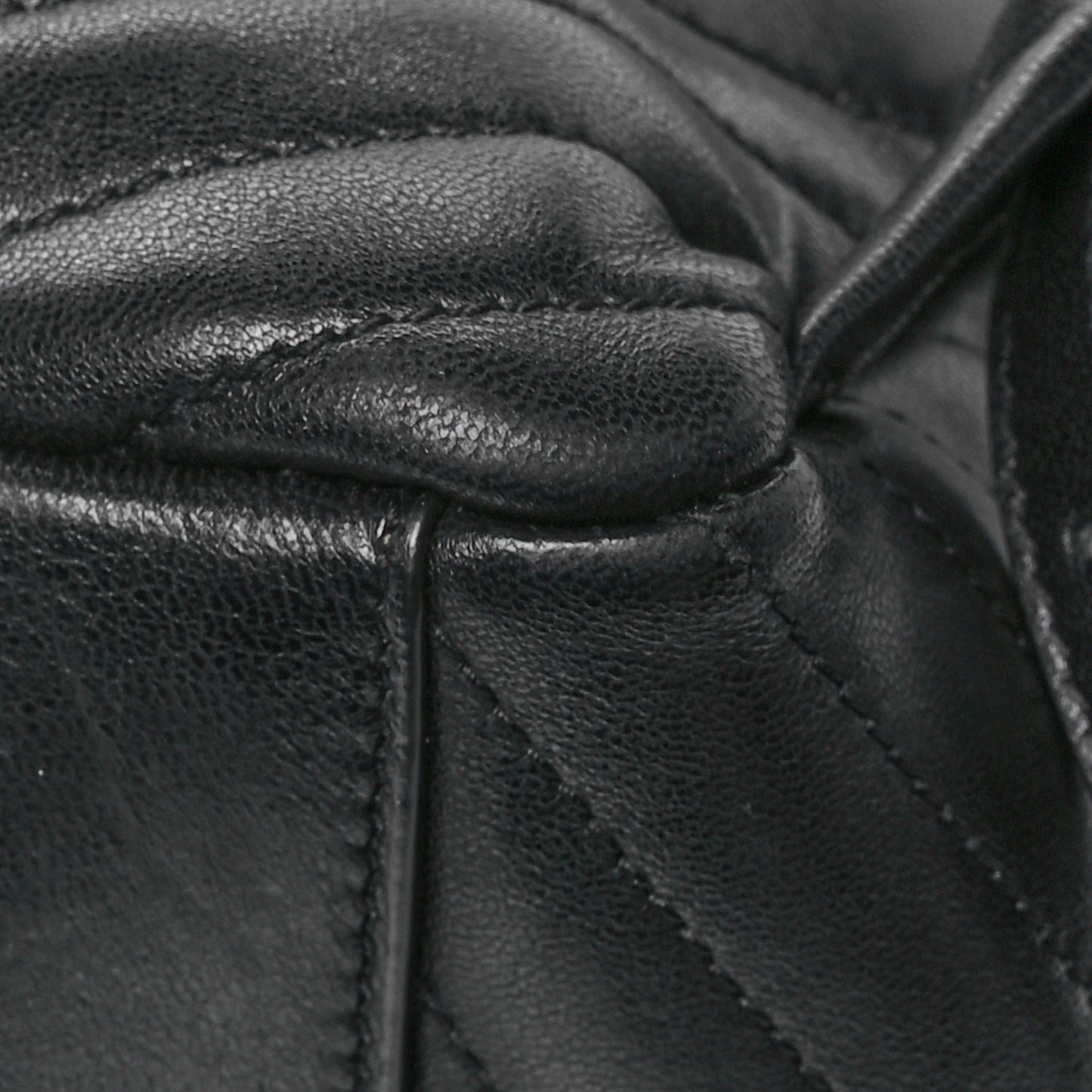 Lambskin Matelasse Monogram Joe Backpack Black