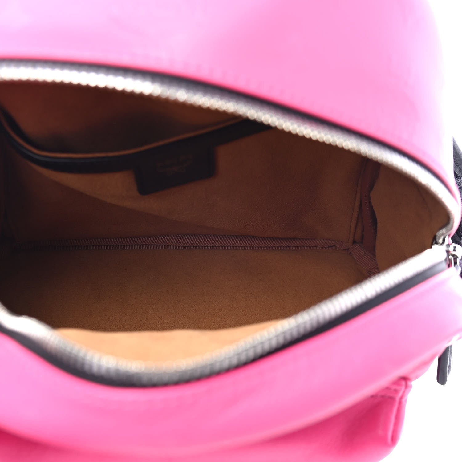 MCM Odeon Studded Small Backpack Beetroot Pink 5 of 9